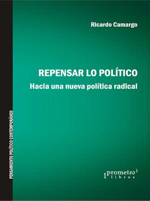 cover image of Repensar lo político